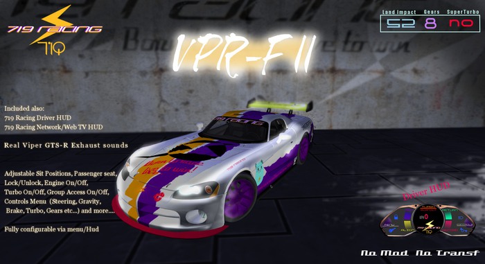 719 Racing - VPR-F II (Wear to unpack))