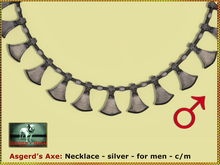 Bliensen + MaiTai - Asgerd's Axe - necklace M - silver