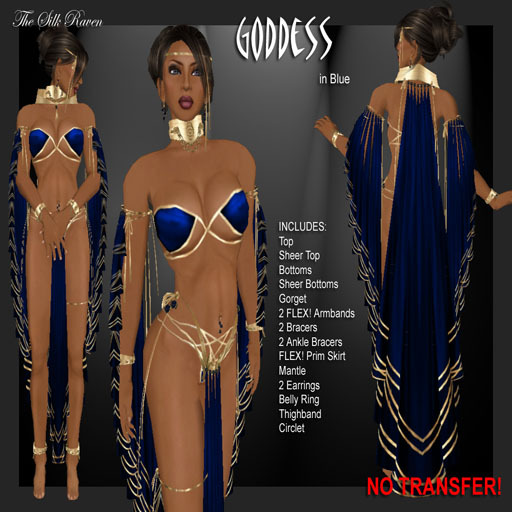 *Solange!* Goddess - BLUE/GOLD