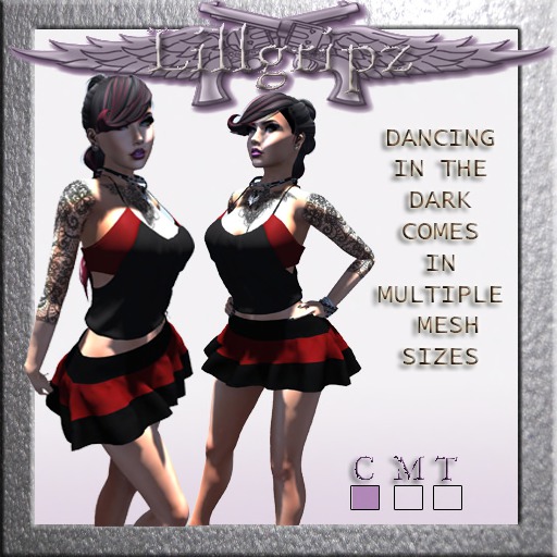 lillgripz dancing in the dark outfit boxed