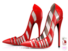 Garbaggio // Band Pumps - Red