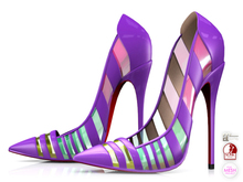 Garbaggio // Band Pumps - Purple