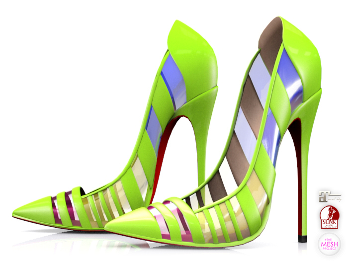 Garbaggio // Band Pumps - Lime