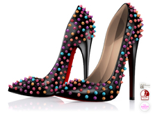 Garbaggio // Studded Pumps - Hard Candy