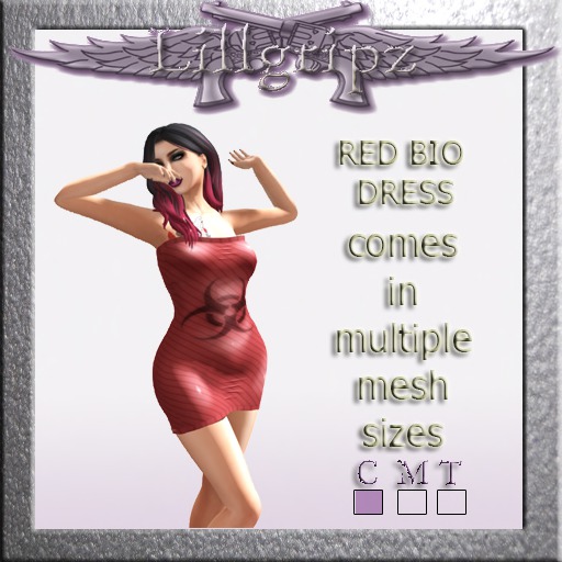 LILLGRIPZ RED BIO DRESS PACKAGED