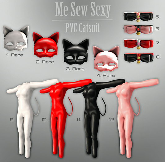 *MSS* PVC Cat Collar Red