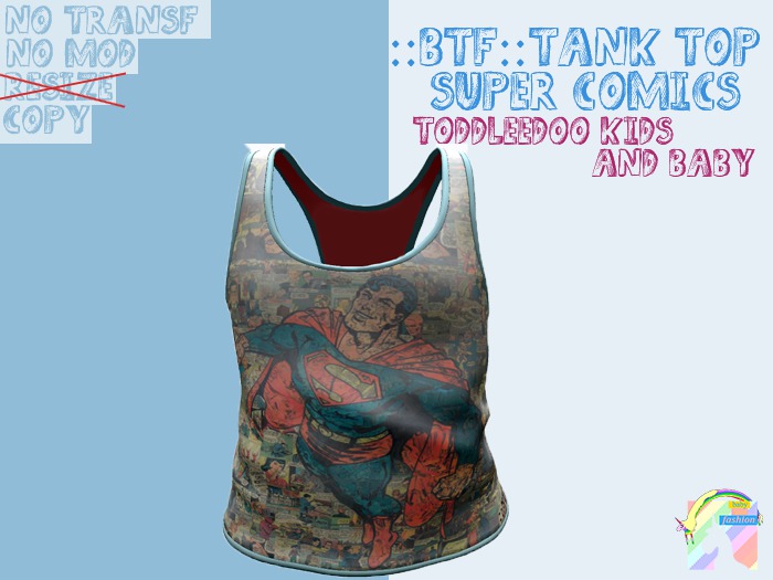 ::BTF::TankTop Super Comics