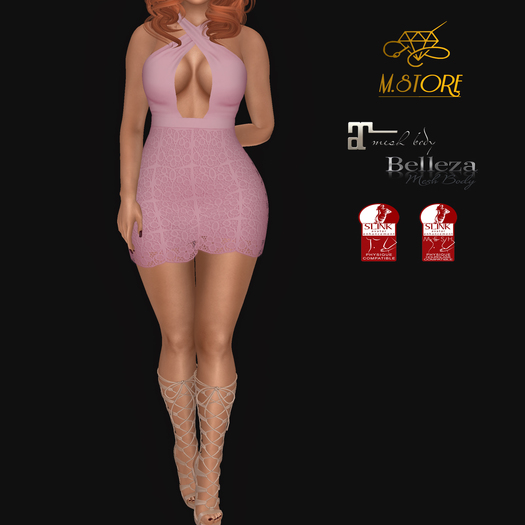 {M.STORE} Dress Lace Victoria Rose