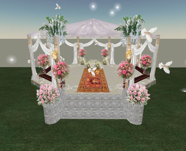 Wedding chapel LR4 (175 prims)