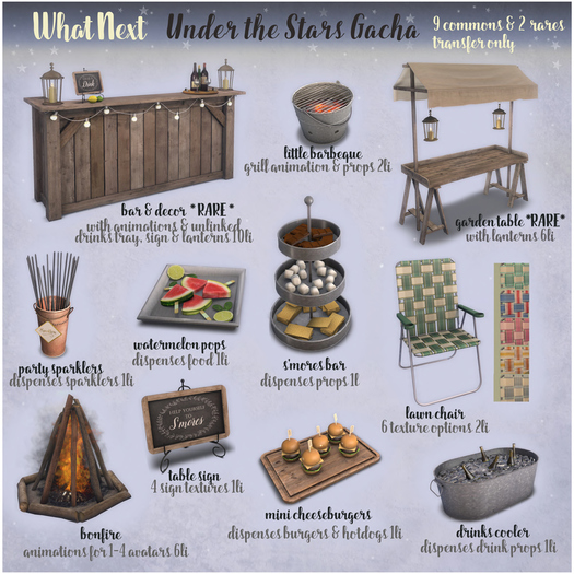 {what next} Garden Table (boxed) RARE