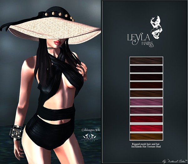 [Leyla] Hair Summer Days *Reds*