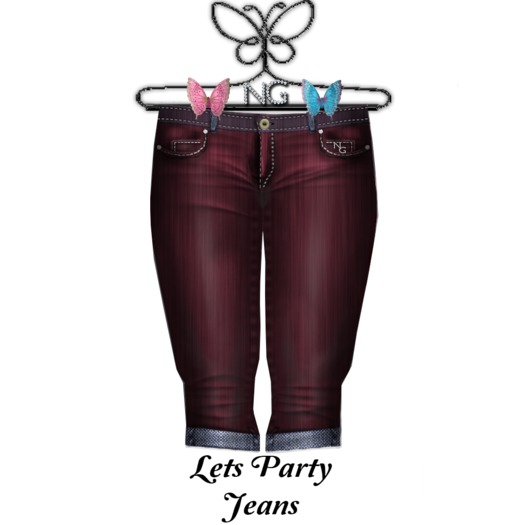 Lets Party Jeans Red