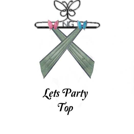 Lets Party Top Green