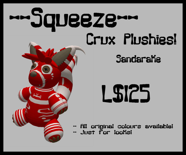 --Squeeze-- Crux Plush (Sandarake)