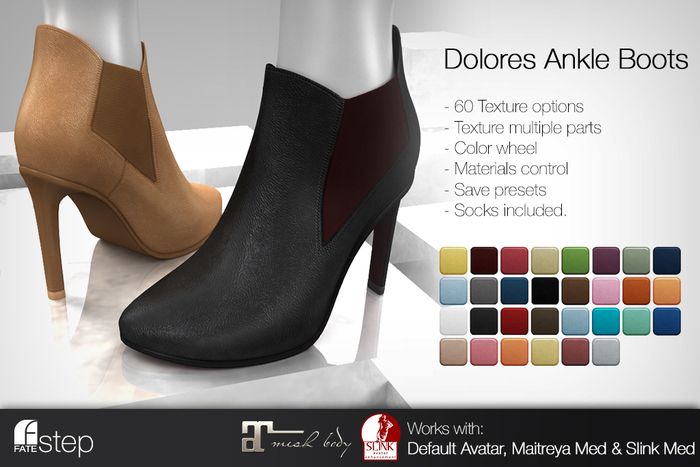 FATEstep - Dolores Ankle Boots DEMO