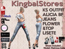 250 KS OUTFIT ALICIA BF JEANS FLOWER&TOP LISETE