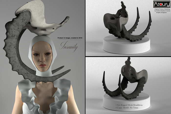 AZOURY - Insanity Headwear