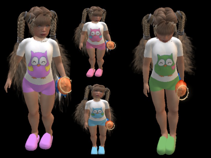 owl pjs short