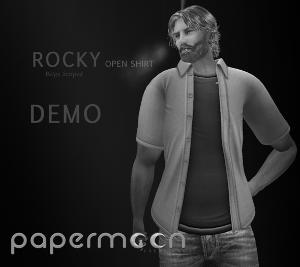 PaperMoon-ROCKY  Open Shirts -DEMO