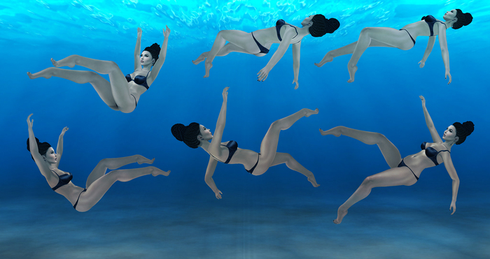:::L.Pearl:::Poses Underwater 5, 6 & 7