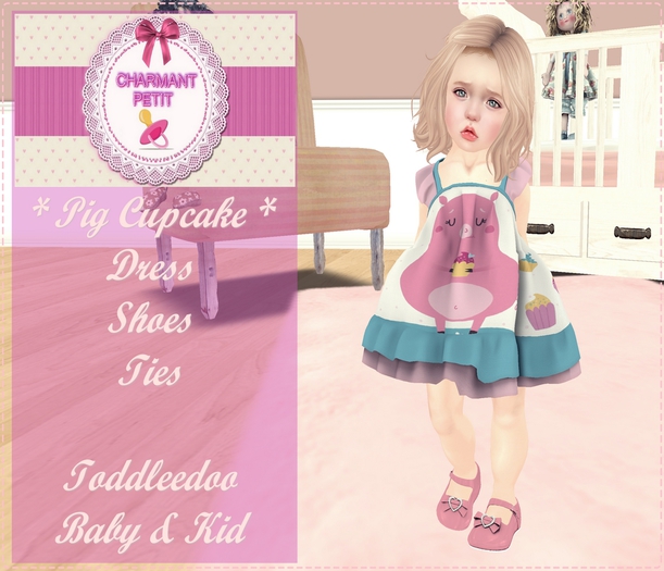 {CP} Pig Cupcake Dress - TD