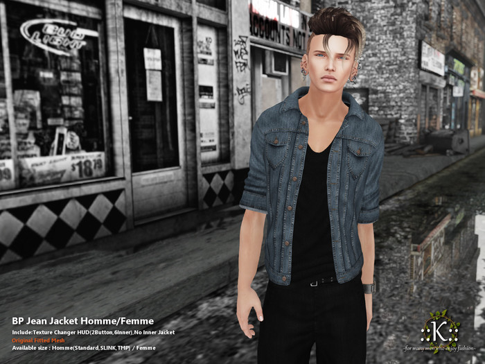 ::K:: BP Jean Jacket Homme/Femme FAT