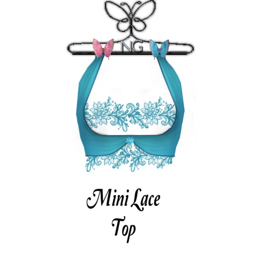NG. Min Lace Top BabyBlue