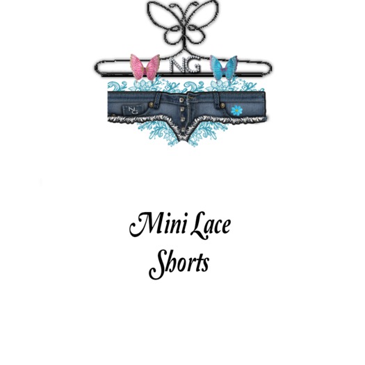 NG. Mini Lace Shorts BabyBlue