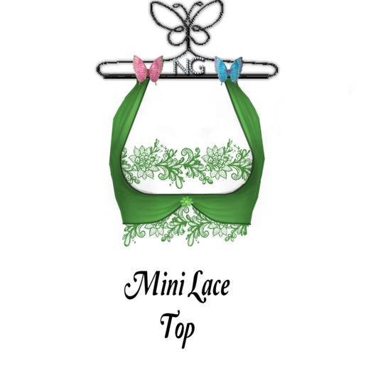 NG. Mini Lace Top Green