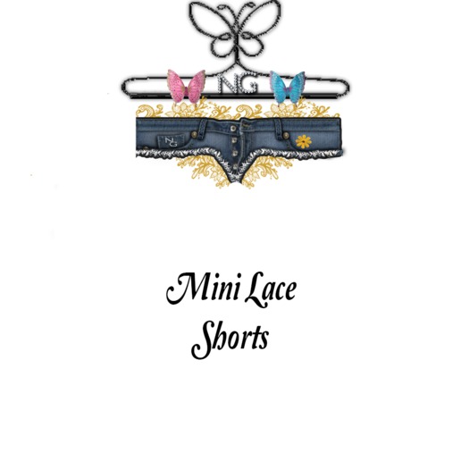 NG. Mini Lace Shorts Yellow