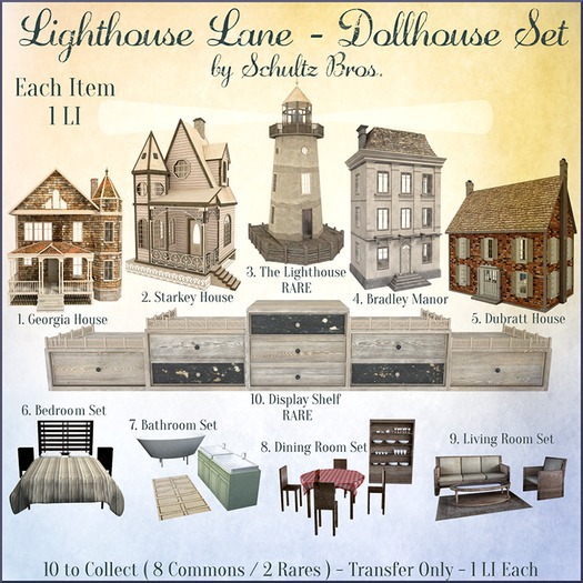 [Schultz Bros.] 09. Lighthouse Lane - Living Room Set (Box)
