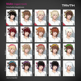 TRUTH HAIR Maiko [Light Brown 3 / Green]