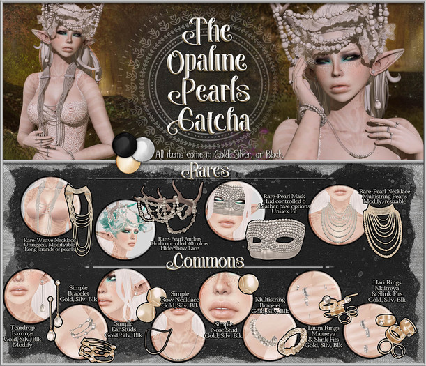 :[P]:- Opaline Gatcha - Laura Ringset:// Silvered