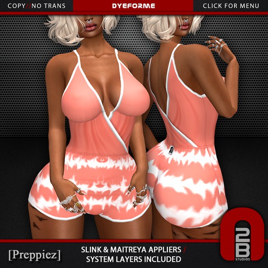 ![ N2Be ]! ~ Preppiez-DyeForMe ~ [Coral]