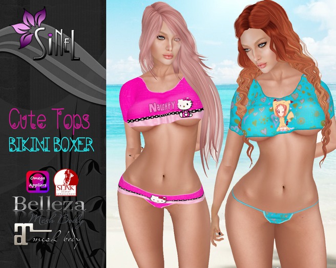 SiNeL: CUTE TOPS- BIKINI- BOXER