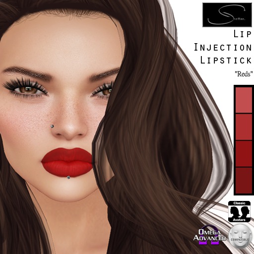 [Stellar] Lip Injection Lipstick "Reds"