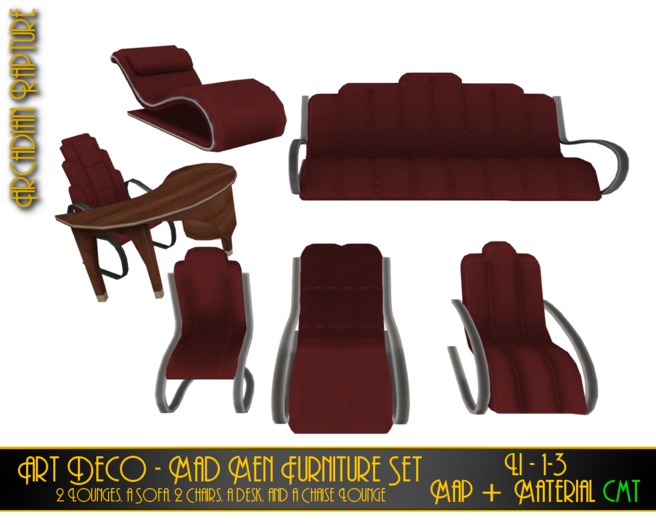 AR Art Deco Mad Men