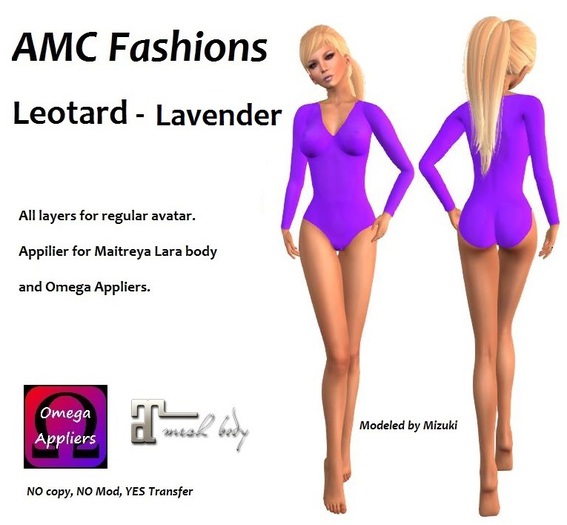 AMC Leotard - Lavender