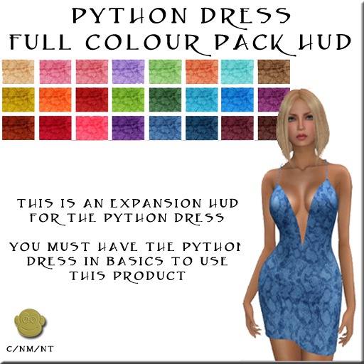 BM Python Dress Expansion HUD