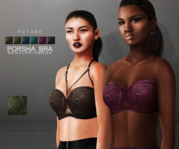 PATANE. Porsha bra in GREEN (omega, regular)