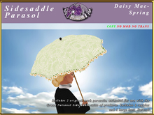 *E* Grand Nat'l Sidesaddle Parasol Set [BOXED] Daisy Mae spring