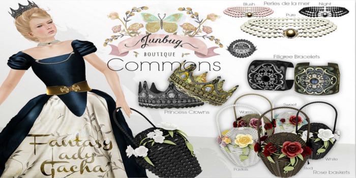 *{Junbug}* White Roses Basket