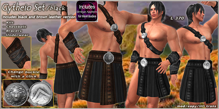 Set  T.E.D. Gytheio /black