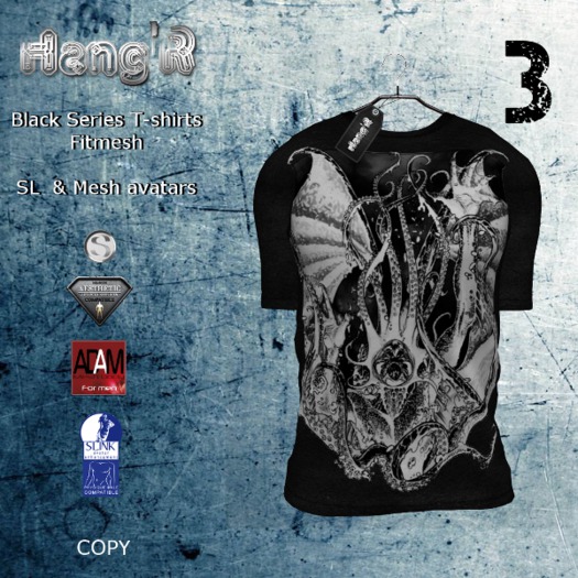 [Hang'R] Black Series T-shirt 3