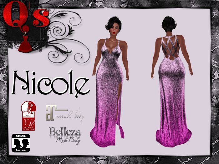 Second Life Marketplace Q's Nicole Barbie Pink