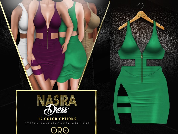 ORO - Nasira Dress - Green