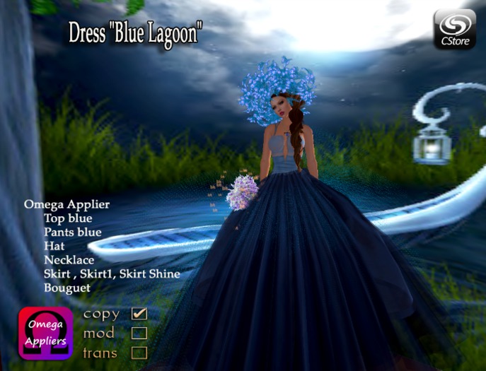 PROMO!!!Dress "Blue Lagoon"