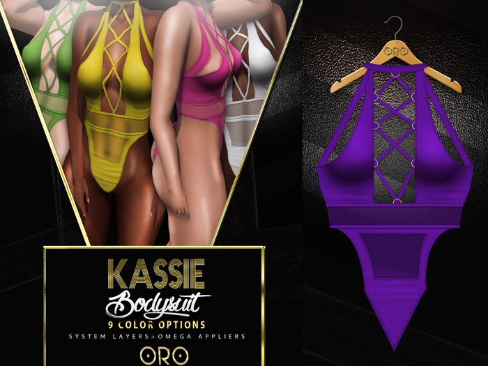 .ORO. Kassie Bodysuit - Purple - Shopping Hud (WEAR)