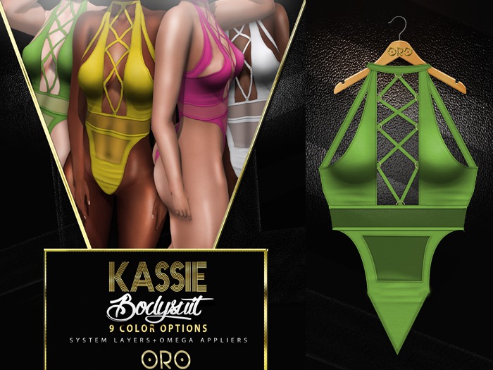 ORO - Kassie Bodysuit - Lime