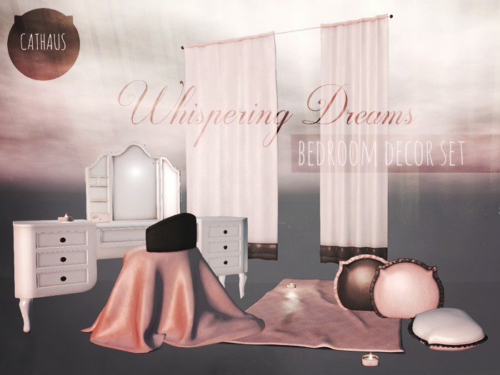 CATHAUS - Whispering Dreams Bedroom Decor Set (Wear to unpack)